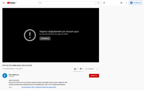 IPTV ELITE HDBR NOVO APLICATIVO - YouTube