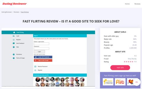 Fast Flirting Review (2020 upd.) - Are You Sure It's 100% Legit ...