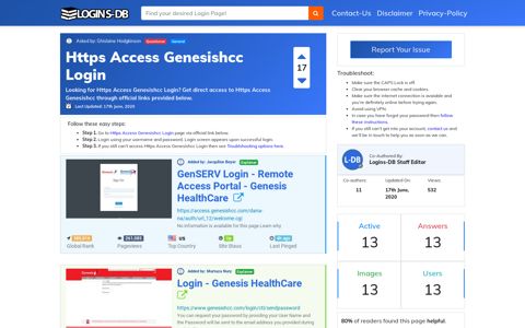 Https Access Genesishcc Login - Logins-DB