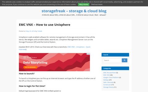 EMC VNX – How to use Unisphere – storagefreak – storage ...