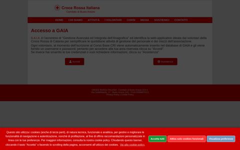 ACCESSO GAIA – Croce Rossa Italiana