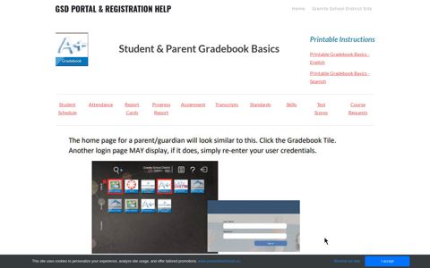 Gradebook for Parents - GSD PORTAL & REGISTRATION HELP