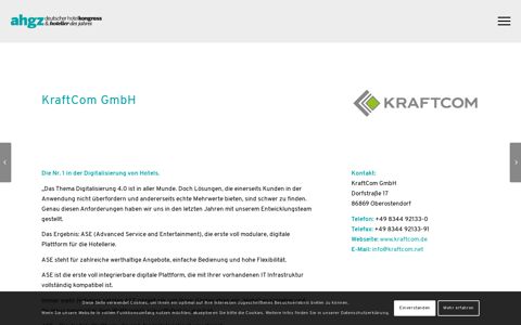 KraftCom GmbH | Deutscher Hotelkongress & HotelExpo