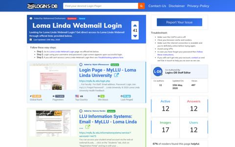 Loma Linda Webmail Login - Logins-DB
