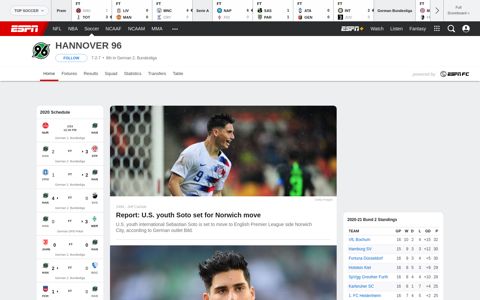 Hannover 96 News and Scores - ESPN - ESPN.com