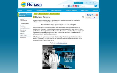 Horizon Careers - Horizon Health Network