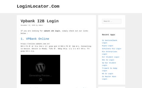 Vpbank I2B Login - LoginLocator.Com
