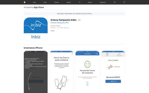 ‎Intesa Sanpaolo Inbiz su App Store