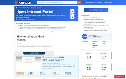 Jpmc Intranet Portal - Portal-DB.live