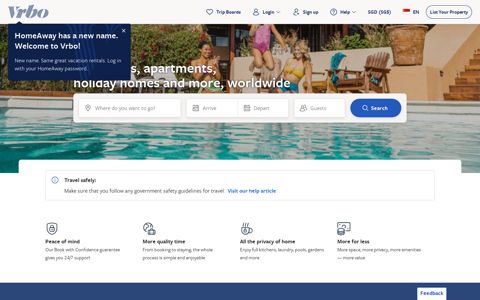 HomeAway | Book your holiday bungalows: resorts, villas ...