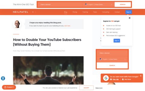 How to Double Your YouTube Subscribers (Without Buying ...