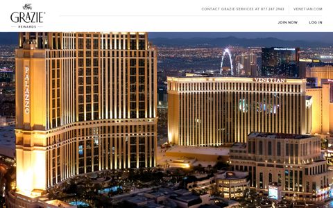 Grazie Login | The Venetian® and The Palazzo® Las Vegas