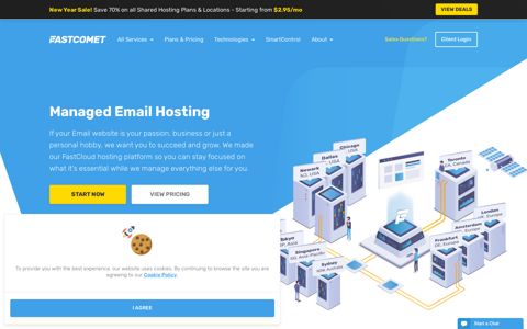 1 Managed Email Hosting » Best Speed & Security - FastComet