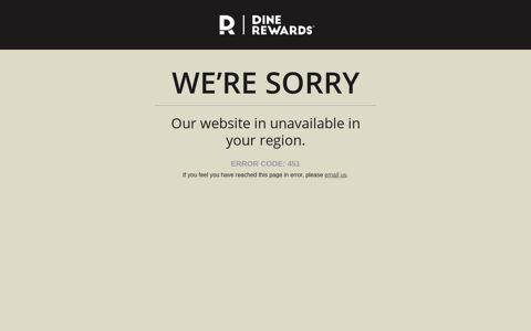 Sign In | Dine Rewards