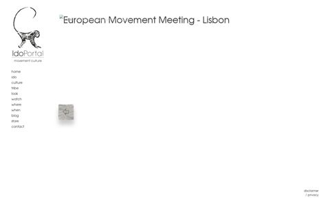 European Movement Meeting - Lisbon - Ido Portal