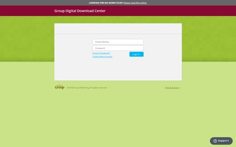 Sign In - Group Digital Download Center - Group Publishing