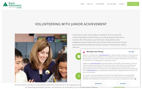 Volunteers | Junior Achievement USA