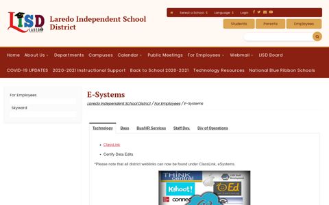 E-Systems - Laredo Independent School District