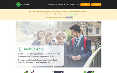 Mobile App : GO 4 Schools