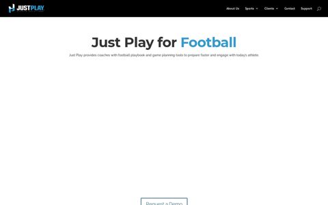 Just Play for Football - Just Play Sports Solutions