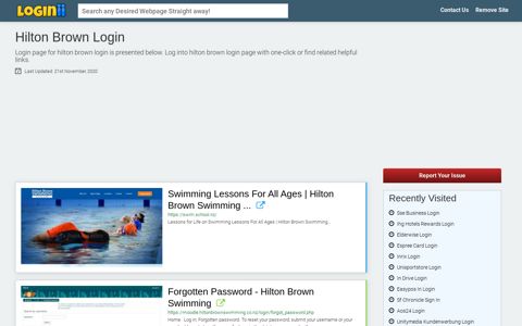 Hilton Brown Login - Loginii.com