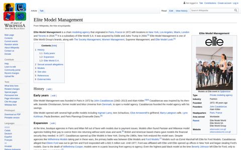 Elite Model Management - Wikipedia
