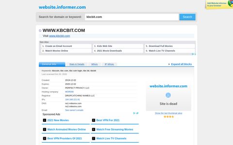 kbcbit.com at Website Informer. Visit Kbcbit.
