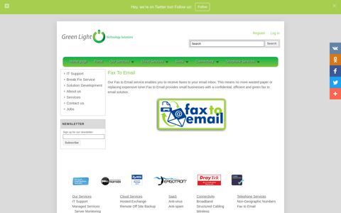 Fax To Email - Green Light Technology Solutions : IT Support ...