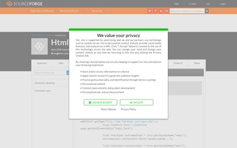HtmlUnit / Re: [Htmlunit-user] facebook login - SourceForge