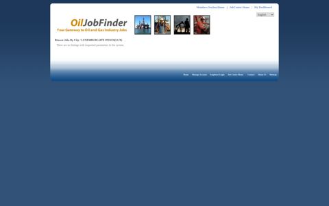 Browse Jobs By City LUXEMBURG-RTE D'ESCH(LUX) - OilJobFinder