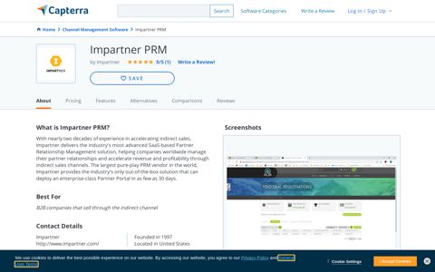 Impartner PRM Reviews and Pricing - 2020 - Capterra