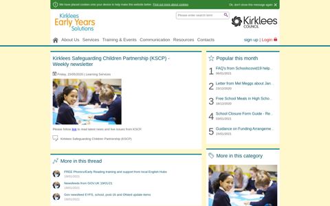 Kirklees Safeguarding Children Partnership (KSCP) - Weekly ...