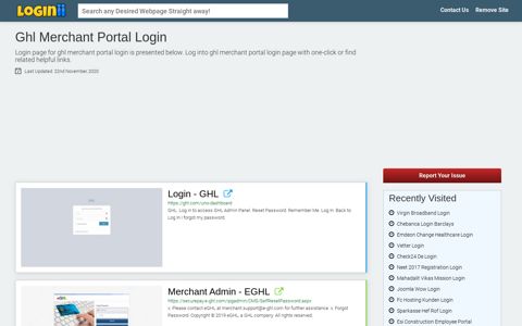 Ghl Merchant Portal Login - Loginii.com