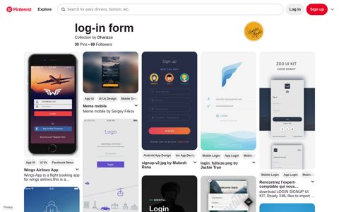 30 Log-in form ideas | login design, app design, mobile login