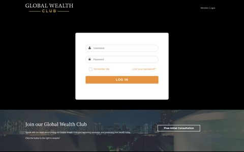 Member Login – Global Wealth Club