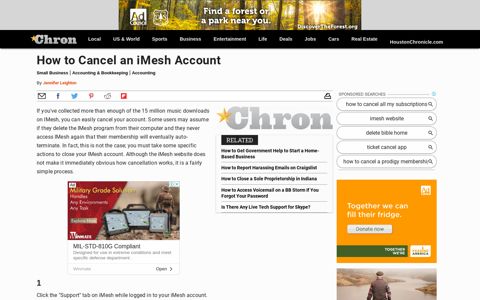 How to Cancel an iMesh Account