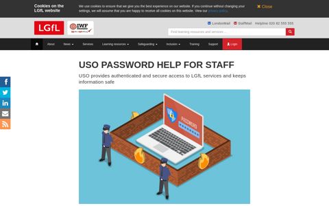 USO Password Help for Customers - London Grid for ... - LGfL