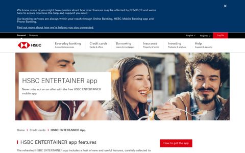 HSBC ENTERTAINER app | Buy 1 Get 1 Free offers - HSBC ...