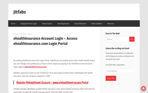 ehealthinsurance Account Login - Access ehealthinsurance ...