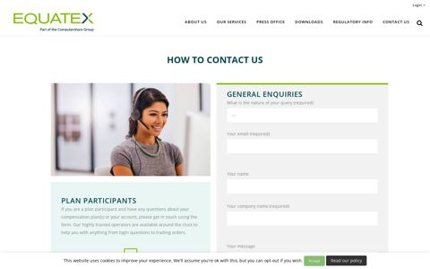 Contact Us - Equatex