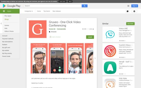 Gruveo - One-Click Video Conferencing - Apps on Google Play
