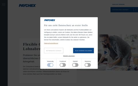 Online Lohnabrechnung - Paychex