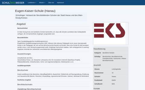 Eugen-Kaiser-Schule (Hanau) | mein-schulwegweiser.de