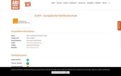 EUFH - Europäische Fachhochschule - ABI Zukunft