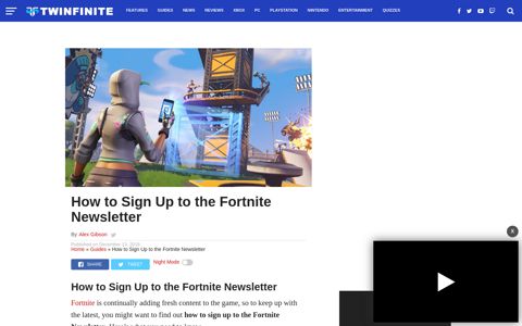 How to Sign Up to the Fortnite Newsletter - Twinfinite