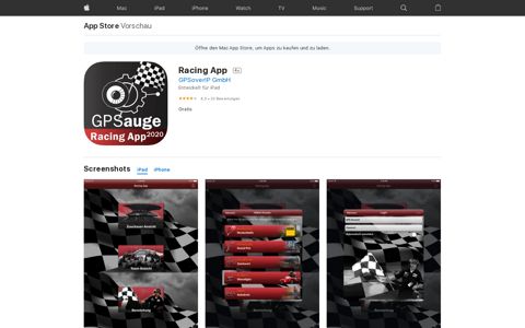 ‎Racing App im App Store