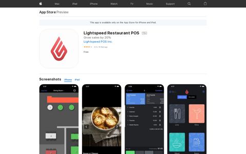 ‎Lightspeed Restaurant POS on the App Store