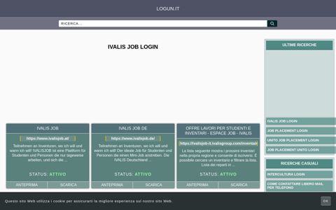 ivalis job login - Panoramica generale di accesso, procedure e ...