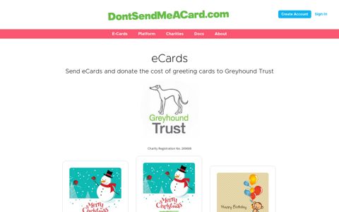 Greyhound Trust eCards - Listed Charities - Support amazing ...