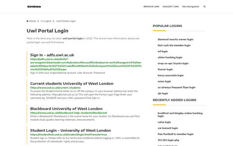 Uwl Portal Login ❤️ One Click Access - iLoveLogin
